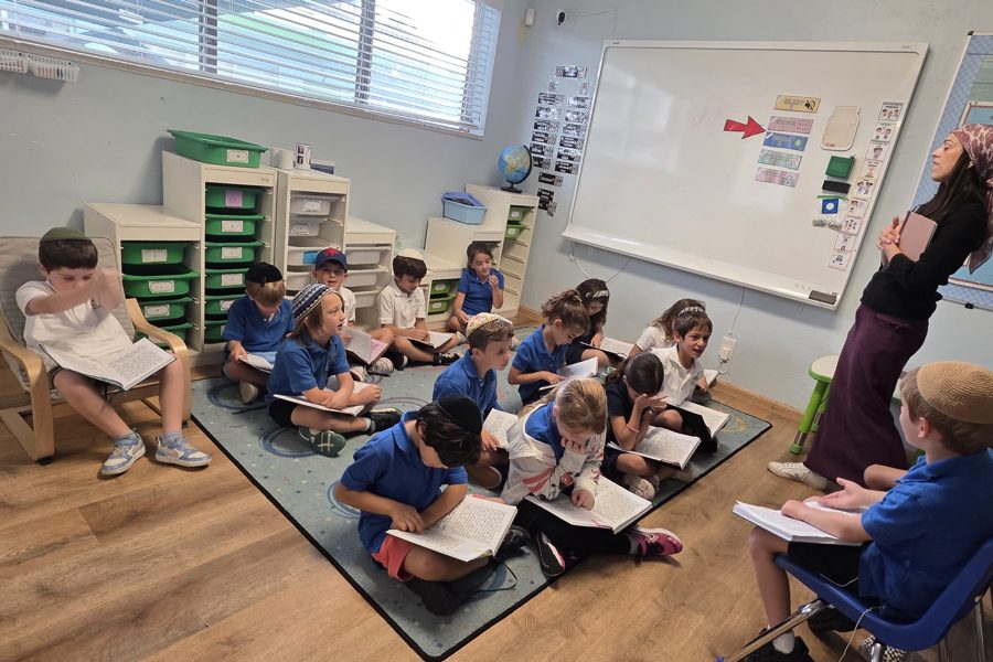 Children reading together